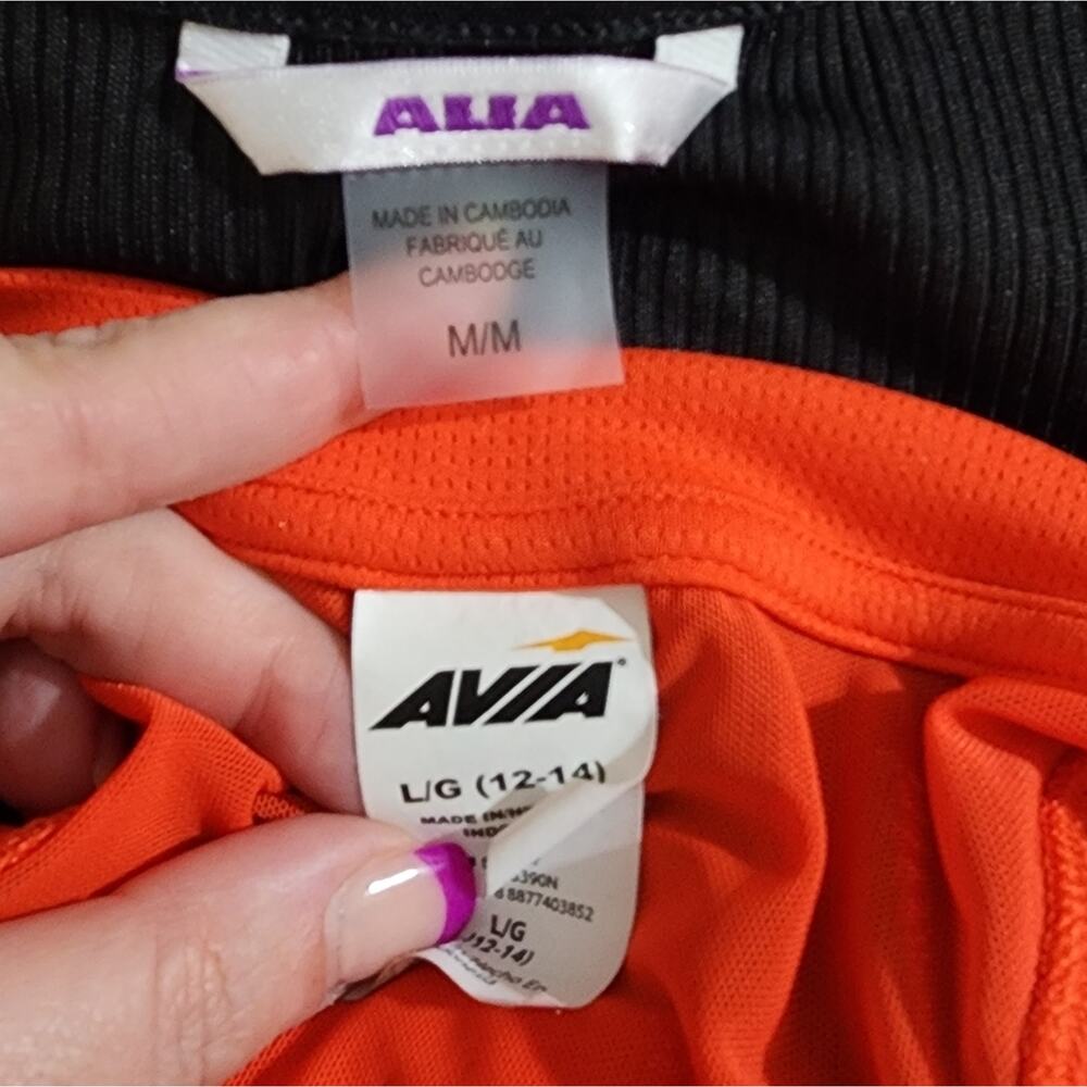 AVIA & Alia black red tank top lot bundle medium large new - Picture 5 of 8